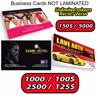 Business Cards NON Laminated
